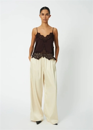 Underlayer lace top Mørkebrun Stella Nova